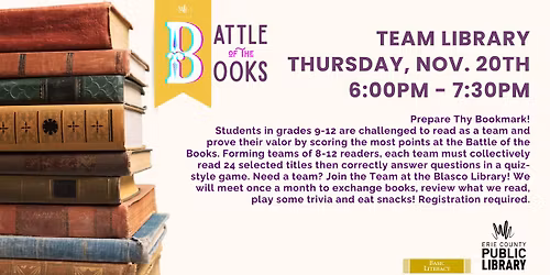 Battle of the Books @Blasco