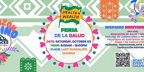 \ud83e\ude7a Community Health Fair | Feria de la Salud Comunitaria