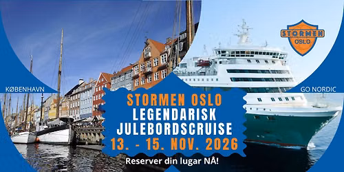 Julebordscruice med Stormen Oslo