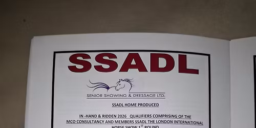 1st Points show Ribble Valley Riding Club