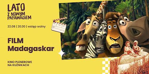 Madagaskar - Lato z Nowym Pafawagiem - Kino plenerowe pod chmurk\u0105 - WST\u0118P WOLNY