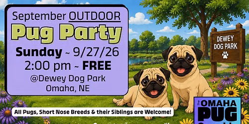 September OUTDOOR Pug Party