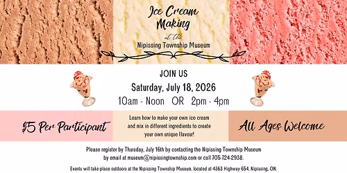 Ice Cream Making Workshop