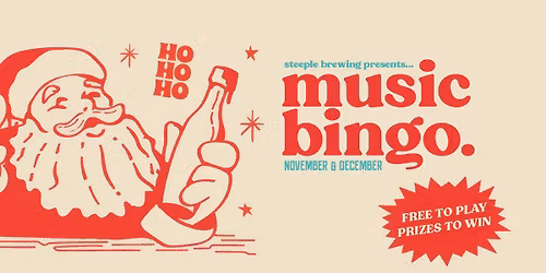 Christmas Music Bingo @ Steeple