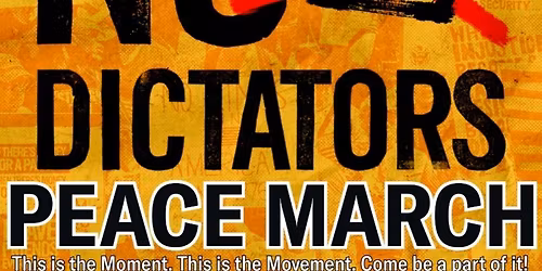 NO KINGS PEACE MARCH