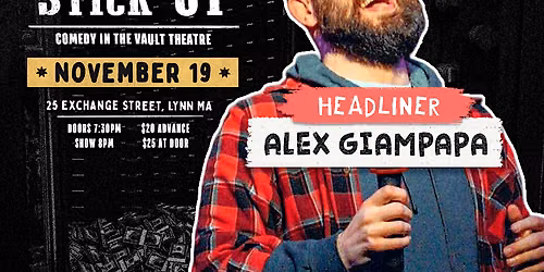Stand Up Stick Up - Comedy @ The Vault Theatre ft. Alex Giampapa