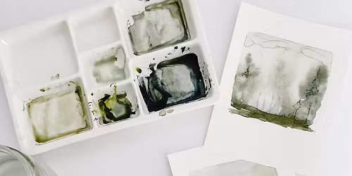 Winter Forest Scene Landscape with LaCott Fine Art