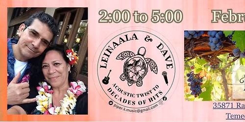 Valentine's Day at Jordan Parker Winery with Leinaala & Dave