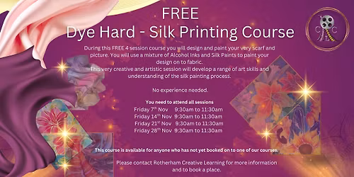FREE - Dye Hard Silk Painting Course