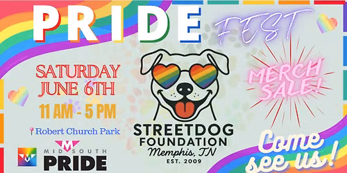 Pride Fest 🏳️‍🌈 SDF Merch Sale — Robert Church Park
