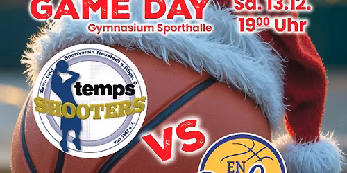 13. Spieltag BARMER 2. Basketball Bundesliga temps Shooters vs. BASKETS Schwelm