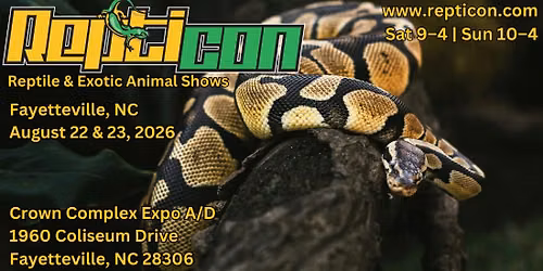Repticon Fayetteville — Crown Complex