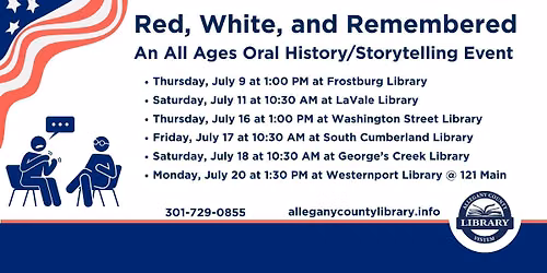 Red, White & Remembered: Intergenerational 4th of July Story Sharing: A Maryland 250 Event