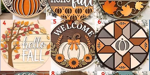 Fall & Halloween Round Sign Event - ROUND 1