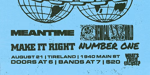 Restraining Order, Meantime, Make It Right, Chemical World & Number One