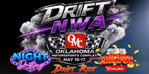 NWA Drift Cars on a 7 tenths of a mile track 