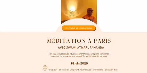 M\u00e9ditation guid\u00e9e \u00e0 Paris
