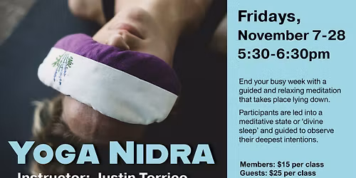 Yoga Nidra in November