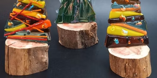 Holiday Trees Fused Glass Art Class 