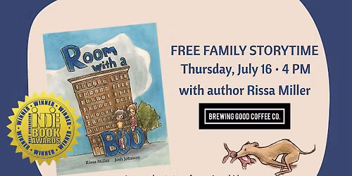 Room With a Boo Storytime at Brewing Good Coffee Co