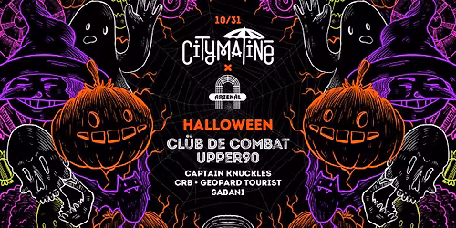 CityMatin\u00e9 x Arzen\u00e1l - Halloween 10.31. - CL\u00dcB DE COMBAT, UPPER90