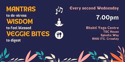 RISE - mantra meditation, bite-size wisdom, vegetarian treats