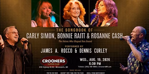 The Songbook of Carly Simon, Bonnie Raitt & Rosanne Cash