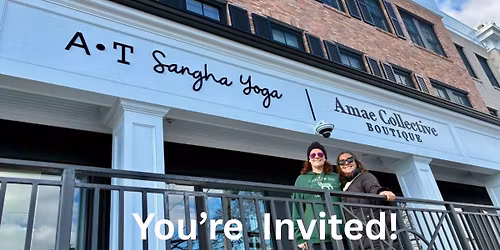 \u2728 Ribbon Cutting Celebration at AT Sangha Yoga & Amae Collective