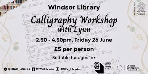 Calligraphy Workshop with Lynn