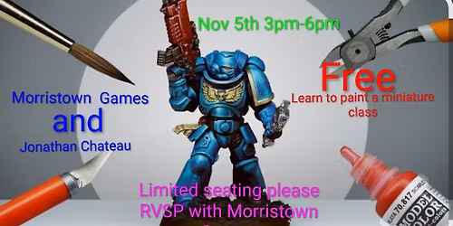 Learn to Paint a miniature class