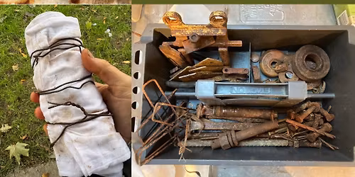 Printing with Rust on Fabric & Art Supply Swap w\/ Linda Lemire 