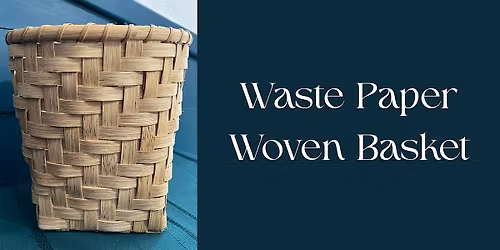 Waste Paper Woven Basket