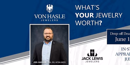 Jewelry Appraisal Drop-Off Day
