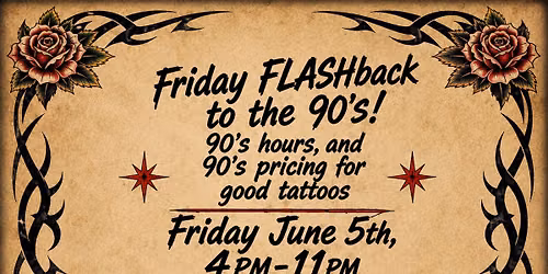 Friday FLASHback event! 