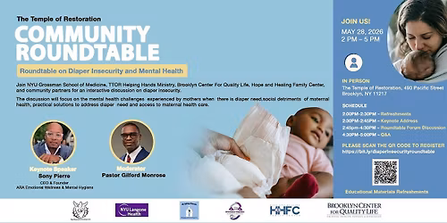 Community Roundtable on Diaper Insecurity and Mental Health