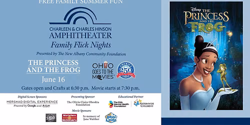 Free Family Flick Night: Princess and the Frog 