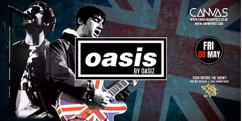 OASIS by OASIZ \/\/ FRIDAY 8TH MAY 2026