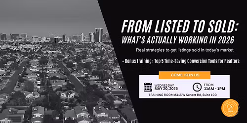 LUVMASTERMIND | From Listed to Sold: What's  Actually Working in 2026