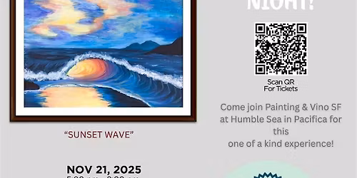 "Sunset Wave" Paint & Sip @ Humble Sea