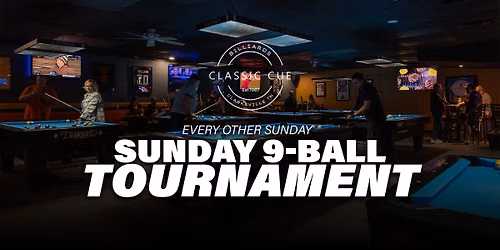 Sunday 9-Ball Tournament