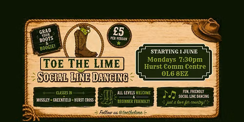 Social Line Dancing - Hurst Community Centre