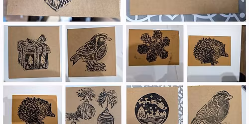 Poly printed Christmas cards