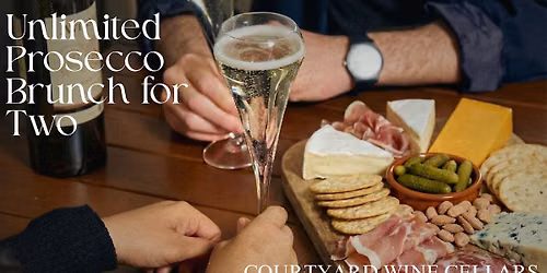 Unlimited Prosecco Brunch for Two at Courtyard Wine Cellars