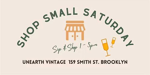 NYC Vintage Clothing Shopping Event \u2013 Shop Small Sip + Shop in Brooklyn