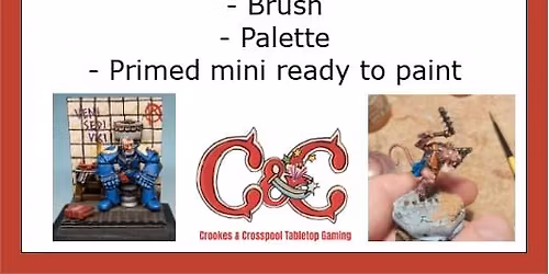 PAINTING NIGHT - Crookes & Crosspool Tabletop Gaming Night