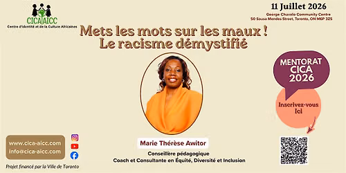 Mets les mots sur les maux: le racisme d\u00e9mystifi\u00e9 !