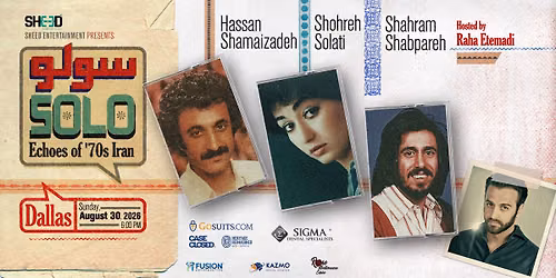 SOLO: Echoes of ‘70s Iran | Not a concert. Stories. Memory. Healing.
