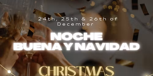 Christmas dinners. 24th, 25th & 26th December 2025