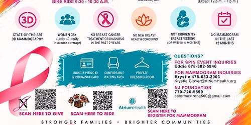 RIDE. SCREEN. RISE. GIVE - A Breast Cancer Awareness Event