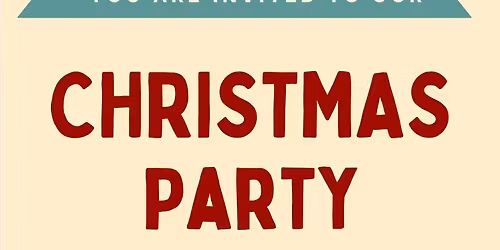 Christmas Fake Mustache & Potluck Party